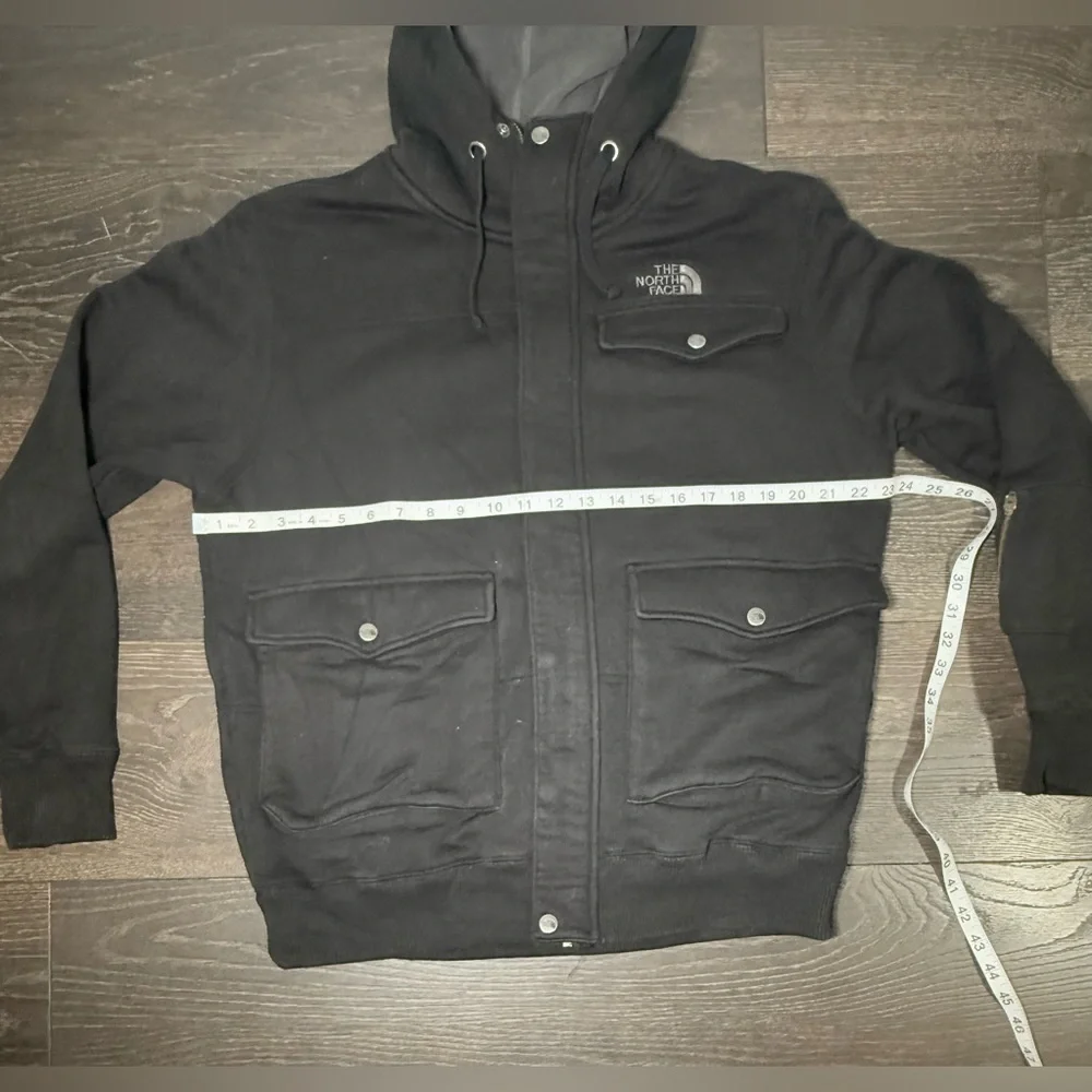 The North Face Charcoal Hooded Winter Jacket Size L